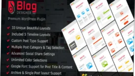 Blog Designer PRO for WordPress Nulled Free Download