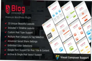 Blog Designer PRO for WordPress Nulled Free Download