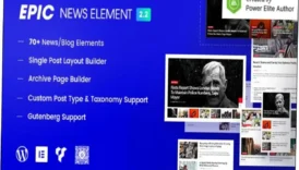 Epic News Elements Nulled Free Download