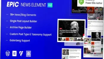 Epic News Elements Nulled Free Download