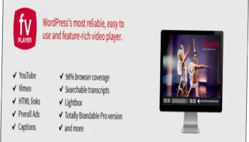 FV Flowplayer Video Player Pro Nulled Free Download