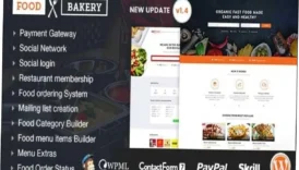 FoodBakery Theme Nulled Free Download