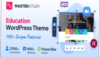 Masterstudy Education WordPress Theme Nulled Free Download