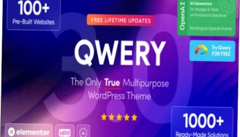 Qwery Theme Nulled Free Download