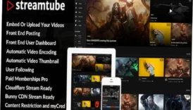 StreamTube Theme Nulled Free Download