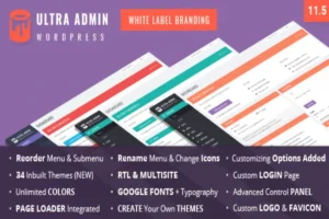 Ultra WordPress Admin Nulled Theme