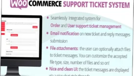 WooCommerce Support Ticket System Nulled Free Download