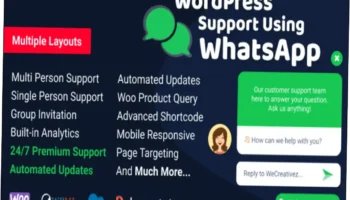 WordPress WhatsApp Support Nulled Free Download