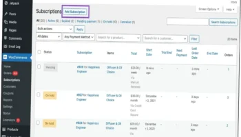 WooCommerce Subscriptions Nulled Free Download